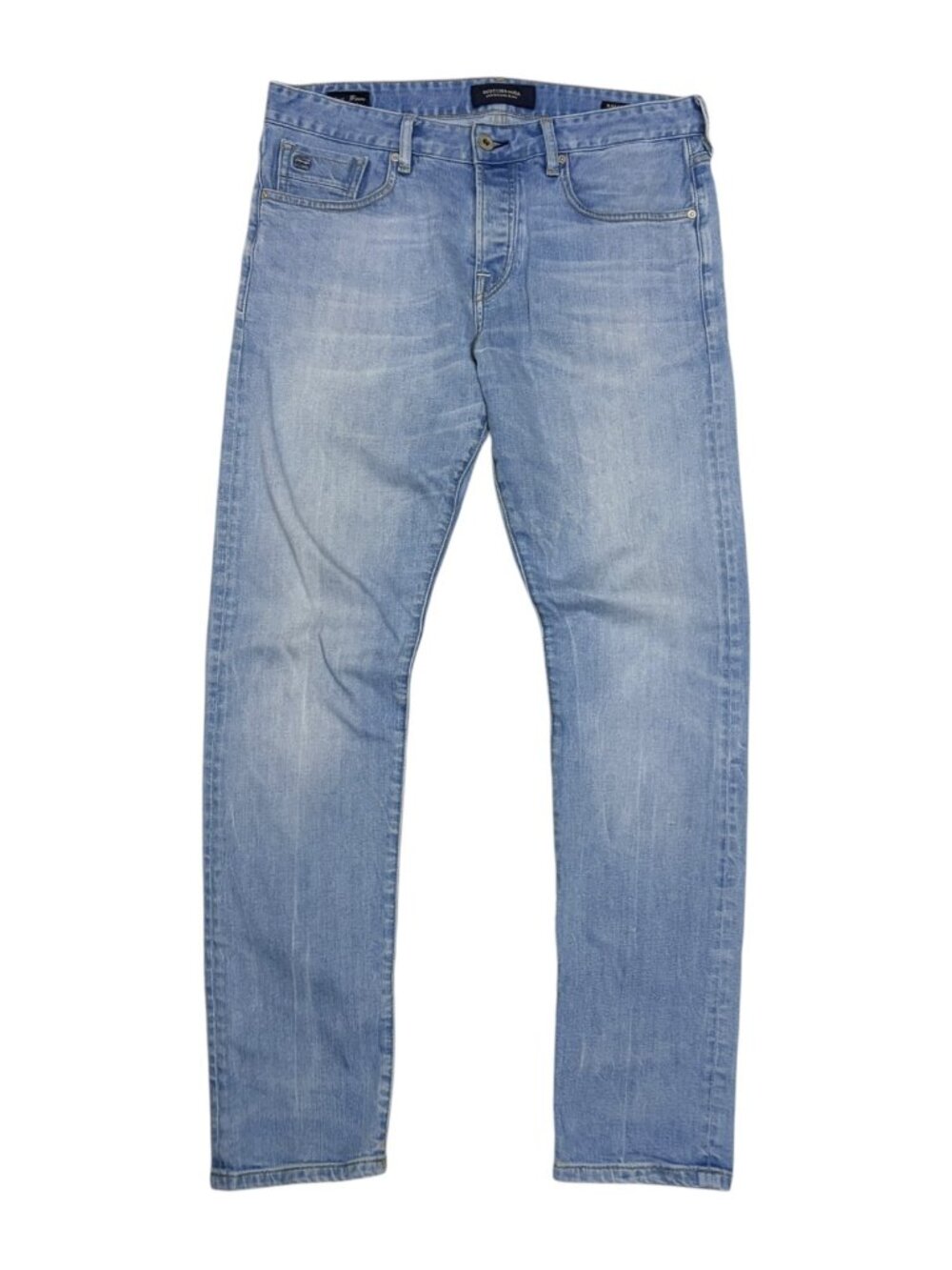 SCOTCH & SODA Slim Denim Jeans Blue Luxury Casual AMS BLAUW Pants Mens 32x32